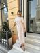 Жіноча сукня із шовкового софту колір білий р.42/44 456051 456051 фото 2