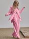 Жіночий лляний костюм двійка колір рожевий р.48/50 459039 459039 фото 1