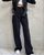 Женские джинсы палаццо цвет черный р.25 448906 448906 фото