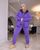Жіночий костюм із жилетом фіолетового кольору р.50/52 447979 447979 фото