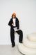 Жіночий костюм двійка з брюками палаццо колір чорний р.L 449555 449555 фото 1