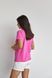 Жіноча базова футболка колір рожевий р.2XL 449916 449916 фото 2