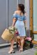 Жіноча сукня на ґудзиках колір блакитний р.48/50 433566 433566 фото 1