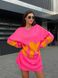 Жіноча сукня туніка колір рожевий р.42/48 453098 453098 фото 2