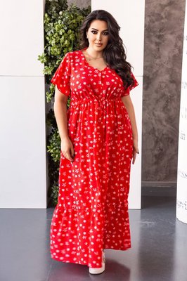 Жіноча сукня колір червоний р.52/54 408970 408970 фото