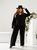 Жіночий костюм прогулянковий трикотаж мустанг чорного кольору р.50/52 405980 406026 фото