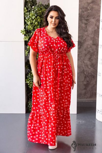 Жіноча сукня колір червоний р.52/54 408970 408970 фото