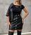 Женская юбка из эко-кожи цвет черный р.42/44 452375 452375 фото