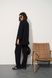 Жіночий мусліновий костюм-трійка колір чорний р.M 459175 459175 фото 4