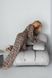 Жіноча піжама шовк Армані «Lara» колір бежевий р.L 455526 455526 фото 2