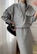 Жіночий костюм двійка зі спідницею колір сірий меланж р.58/60 451725 451725 фото 3