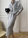 Жіночий костюм двійка зі спідницею колір сірий меланж р.58/60 451725 451725 фото 4
