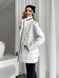 Жіноча тепла куртка колір білий р.M 450437 450437 фото 2