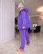 Жіночий костюм із жилетом фіолетового кольору р.54/56 447997 447997 фото 4