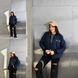 Жіноча куртка бомбер колір синій р.48/50 450746 450746 фото 7