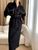 Жіночий костюм двійка зі спідницею колір чорний р.42/44 451687 451687 фото