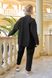 Жіночий лляний костюм двійка колір чорний 434662 434662 фото 3