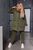 Жіночий костюм трійка з жилеткою колір хакі р.50/52 453737 453737 фото