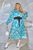 Жіноча вільна сукня із софту колір бірюзовий р.50/52 449679 449679 фото