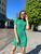 Жіноча літня сукня зеленого кольору р.р.44/46 377423 377423 фото