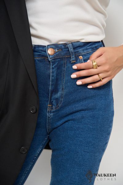 Женские брюки МОМ цвет темно синий р.25 443241 443241 фото