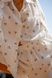 Жіноча піжама двійка із шортами колір білий р.M/L 440284 440284 фото 3
