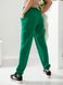Жіночі спортивні штани двонитка зеленого кольору р.42 406170 406170 фото 3