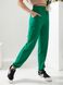 Жіночі спортивні штани двонитка зеленого кольору р.42 406170 406170 фото 2