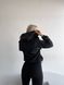 Жіноча куртка-вітрівка з капюшоном колір чорний р.42/46 454223 454223 фото 3