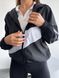 Жіноча куртка-вітрівка з капюшоном колір чорний р.42/46 454223 454223 фото 7