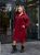 Жіноча сукня вільного крою колір бордо р.48/50 445091 445091 фото