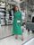 Жіноча сукня вільного крою колір зелений р.42/44 451426 451426 фото