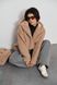 Женская куртка Тедди барашек скапюшоном цвет капучино р.L/XL 450902 450902 фото 7