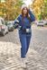 Жіночий теплий спортивний костюм двійка колір джинсовий р.50/52 445471 445471 фото 2