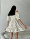 Жіноча літня сукня з мусліну колір молоко-гірчичний р.46/48 437211 437211 фото 4