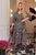 Женское свободное платье из софта цвет бежевый-черный р.50/52 450570 450570 фото