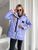 Женская теплая куртка цвет фиолетовый р.L 450434 450434 фото