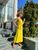 Жіночий довгий сарафан жовтого кольору р.42/44 363052 363052 фото
