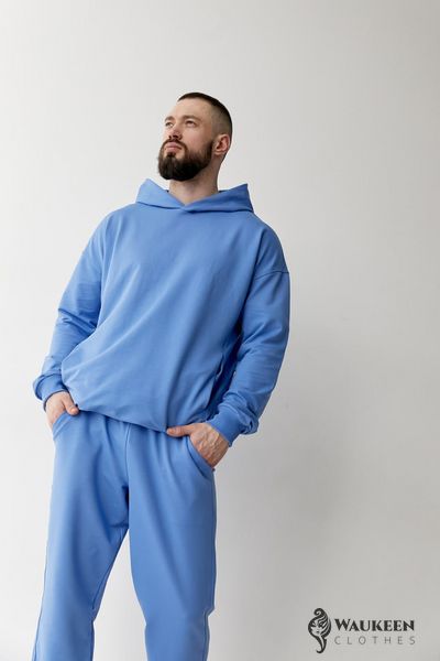 Чоловічий спортивний костюм колір блакитний 421210 421210 фото