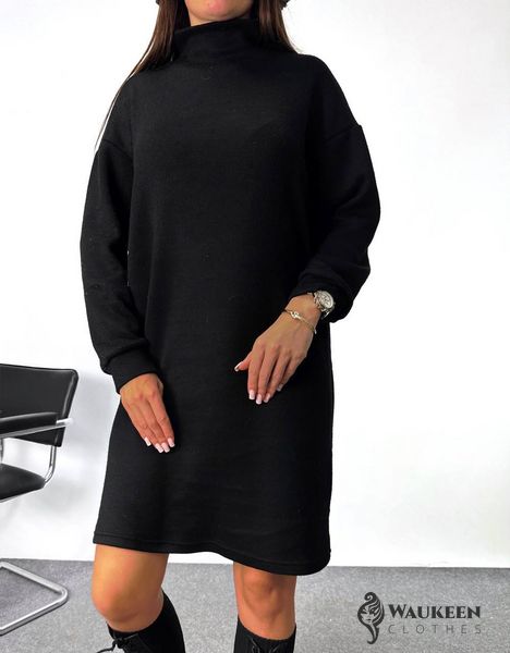 Жіноча сукня з ангори колір чорний р.42/46 447213 447213 фото