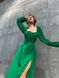 Женское платье из муслина цвет зеленый р.42/44 449194 449194 фото 2