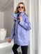 Жіноча тепла куртка колір фіолетовий р.L 450434 450434 фото 4