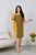 Жіноча сукня прямого фасону колір жовтий р.48/50 432783 432783 фото