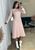 Женское платье из ангоры цвет пудра р.42/44 447935 447935 фото
