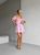 Женское платье мини из муслина цвет розовый р.42 459483 459483 фото