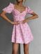 Жіноча сукня міні з мусліну колір рожевий р.42 459483 459483 фото 3