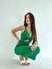 Жіноча приталена сукня міді колір зелений р.42/44 455558 455558 фото 8