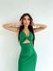 Жіноча приталена сукня міді колір зелений р.42/44 455558 455558 фото 5