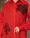 Жіноча сорочка з котону колір червоний р.48/50 450351 450351 фото 2