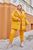 Жіночий прогулянковий костюм з курткою колір гірчиця р.50/52 446649 446649 фото